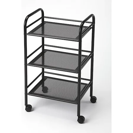 Concord Black Serving Cart